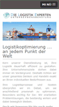Mobile Screenshot of die-logistik-experten.de